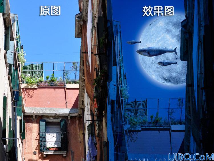 Photoshop照片合成童话场景