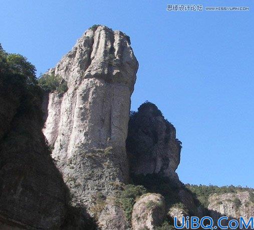 Photoshop合成人脸山效果