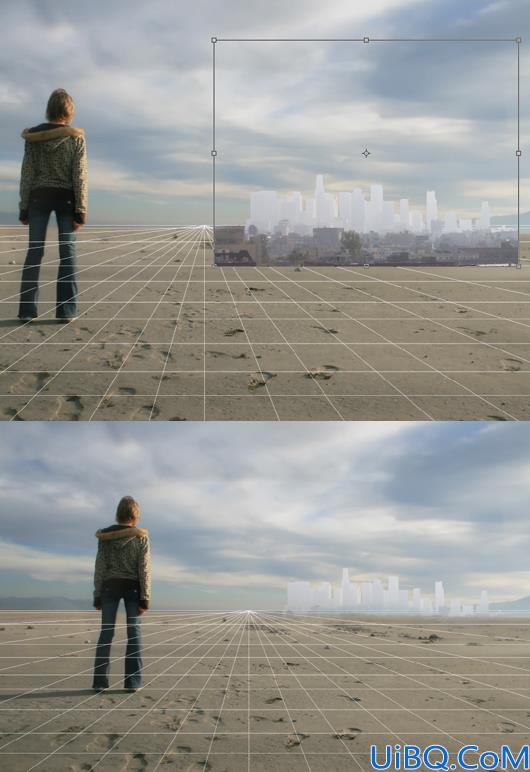 Photoshop场景合成：外星战场