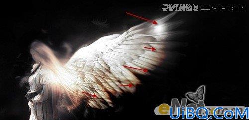 Photoshop照片合成火焰天使图片