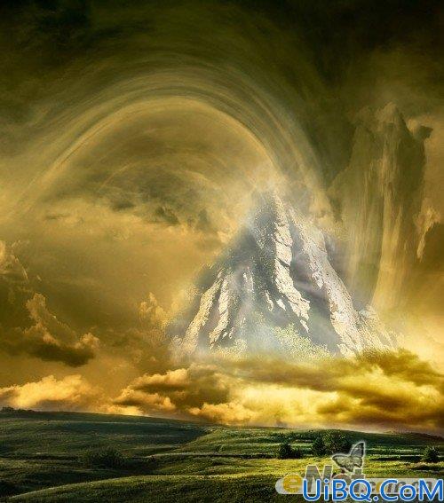 Photoshop合成幻想场景教程