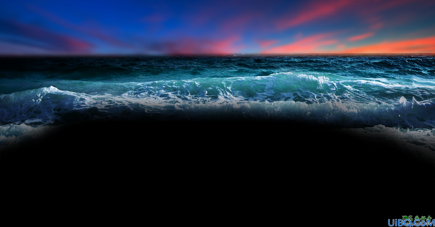 Photoshop合成神秘的海底世界场景，大海底部隐藏着一个极其神秘的空间。