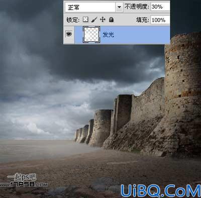 用Photoshop合成黑夜城堡
