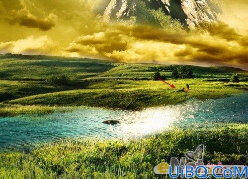Photoshop合成幻想场景教程