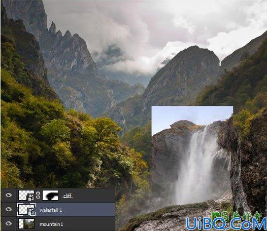 Photoshop创意合成唯美日出风格的大峡谷风景大片，唯美的峡谷。