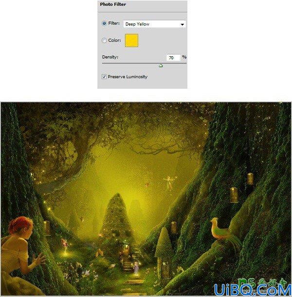 Photoshop魔幻场景合成教程:打造森林深处童话世界里奇幻的精灵场景特效