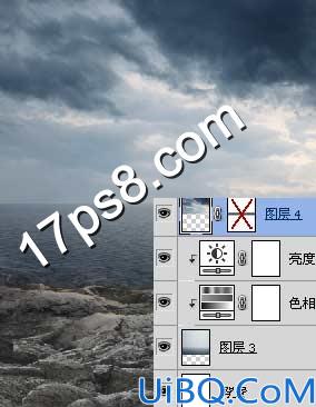 用Photoshop合成魔法光束场景