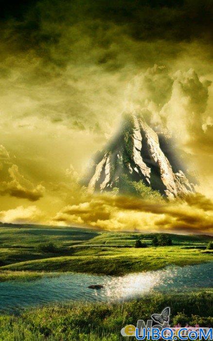 Photoshop合成幻想场景教程