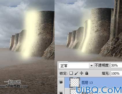 用Photoshop合成黑夜城堡