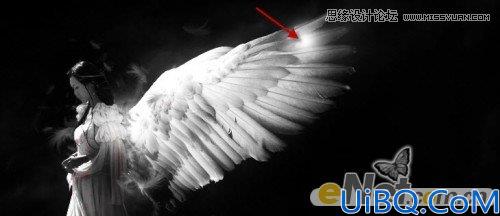 Photoshop照片合成火焰天使图片