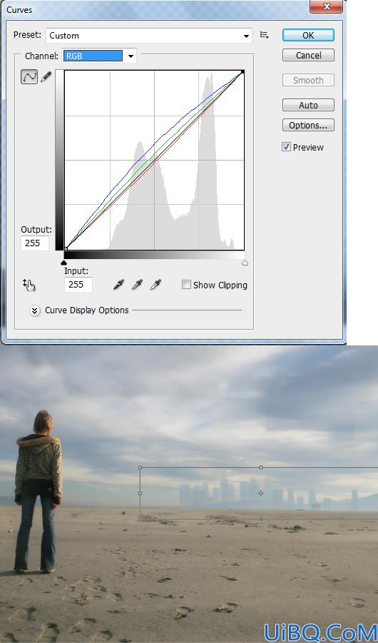 Photoshop场景合成：外星战场