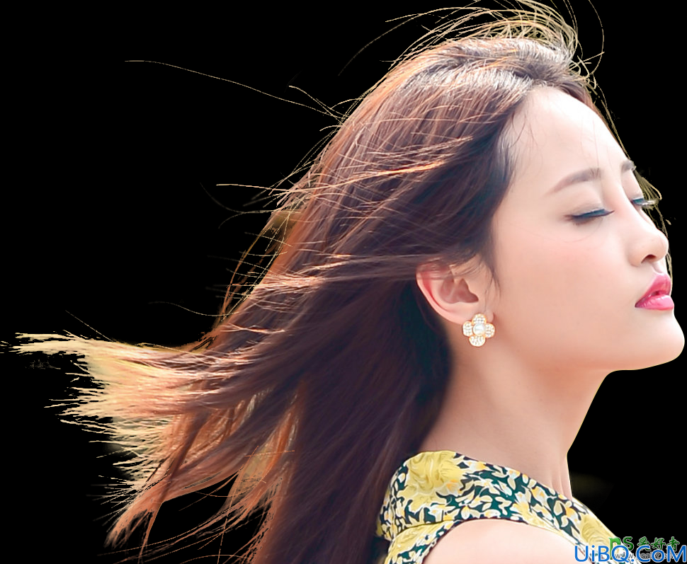 Photoshop人像合成教程：打造美女人物头像中的唯美风景世界