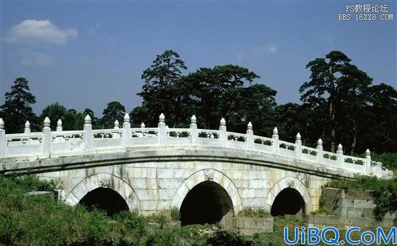 Photoshop合成传说中的天宫图