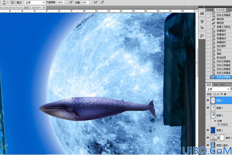 Photoshop照片合成童话场景