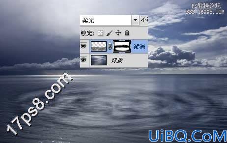 用Photoshop合成鲸鱼鸥嘴夺食场景