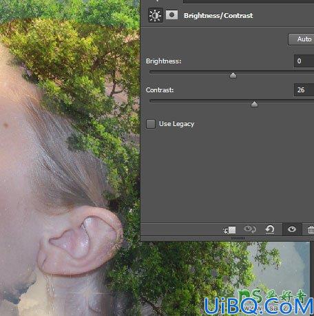 Photoshop人物头像合成美化教程：打造与大自然完美结合的美女头像