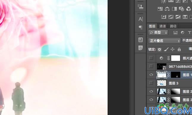 Photoshop图片合成教程：创意合成治愈系图片，治愈系玫瑰花图片