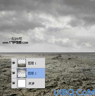 用Photoshop合成沙漠风暴之门