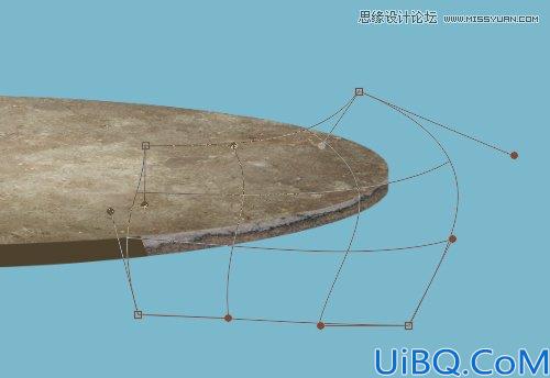 Photoshop合成从悬浮空中城市掉落的卡车