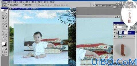 教您用Photoshop把图片和风景融在一起