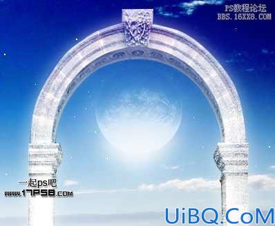 用Photoshop制作星球梦幻拱门