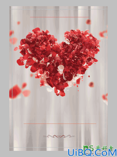Photoshop图片合成教程：创意打造浪漫温馨的情人节玫瑰花海报图片