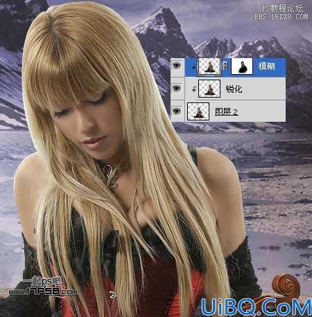 用Photoshop合成暗夜小提琴美女