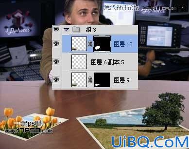 Photoshop合成跳出相框场景教程