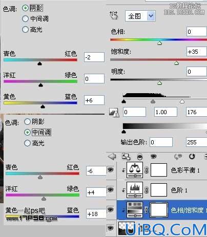 用Photoshop合成暗夜小提琴美女