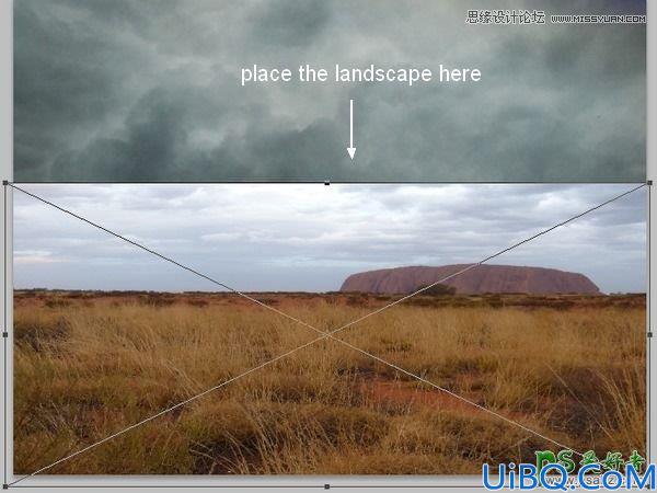Photoshop图片合成教程：利用多种景观素材图合成恐怖风格的鬼屋城堡场景