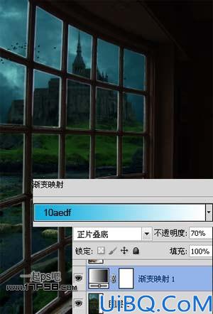 用Photoshop合成烛光美女夜景