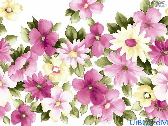 Photoshop给漂亮MM衣服添加花纹的合成入门教程