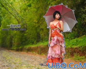 用Photoshop合成夏天美女场景