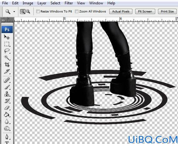 Photoshop合成制作Tron风格的科幻插图教程