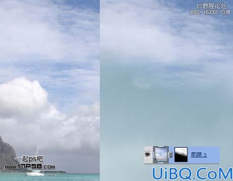 Photoshop合成山谷中的奇幻景象