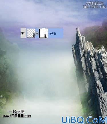 Photoshop合成山谷中的奇幻景象