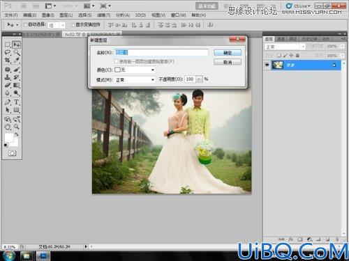 Photoshop合成后期梦幻婚片效果