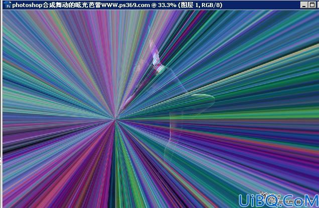 Photoshop照片合成实例:黑夜中眩光芭蕾舞者