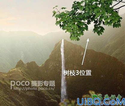 Photoshop图片合成实例：创意打造霞光中西域古建筑屹立在山峰中的场景特