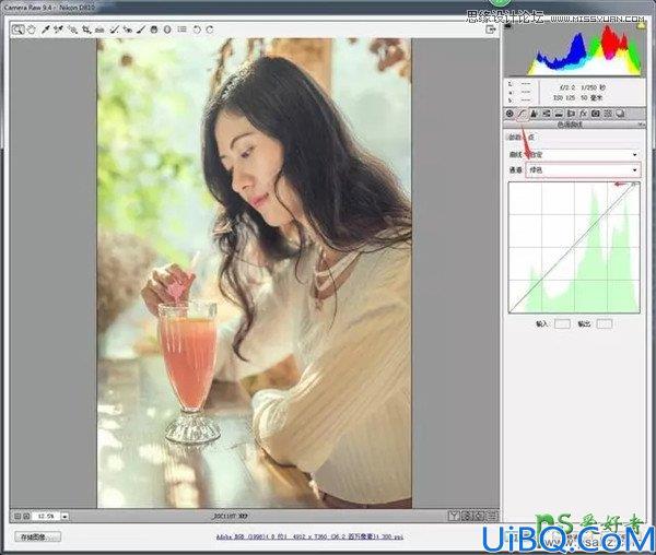 Photoshop美女调色：给偏暗的美女人像调出古典冷色效果，浓郁的油画感色
