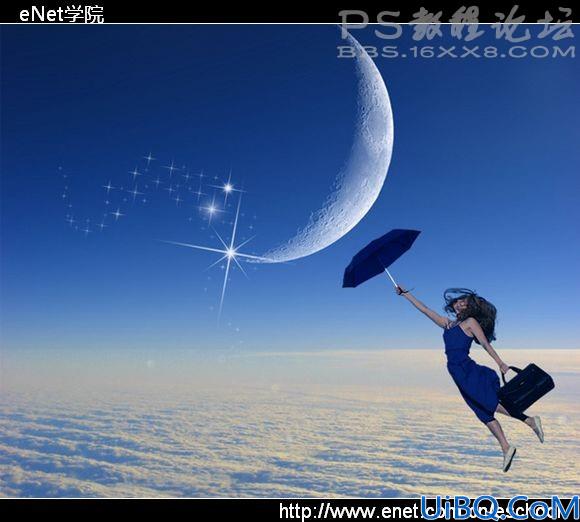 photoshop合成教程:追梦女孩