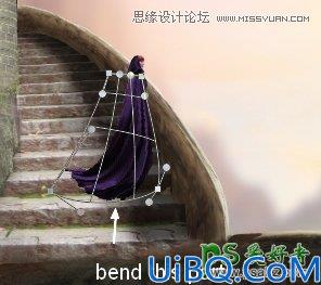 Photoshop合成教程：利用素材,笔刷，调整图层合成秋季唯美的城堡场景图