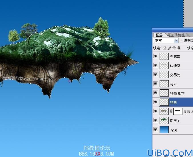 Photoshop打造超酷的空中漂移陆地效果