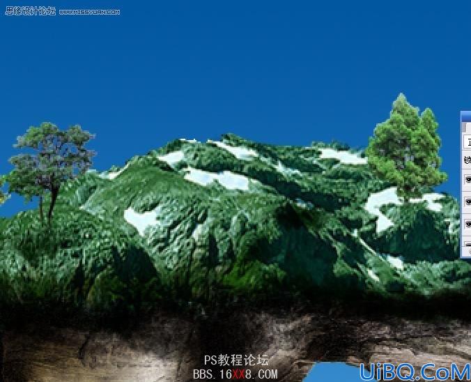 Photoshop打造超酷的空中漂移陆地效果