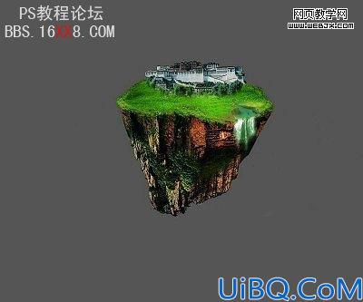 Photoshop图片合成教程:漂亮的梦幻仙岛景象