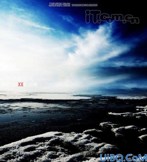 Photoshop教程:制作一座神秘的海上城堡