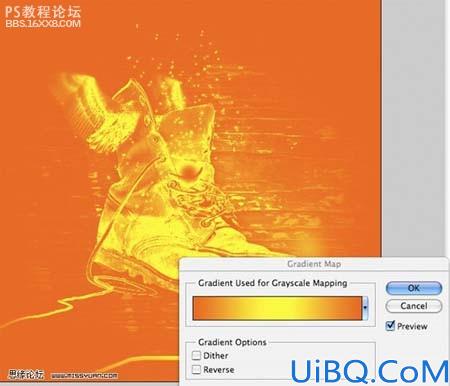 Photoshop创意教程:皮鞋的创意