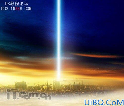 PhotoShop合成神奇的沙漠海市蜃楼景观的教程