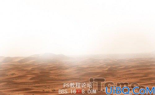 PhotoShop合成神奇的沙漠海市蜃楼景观的教程