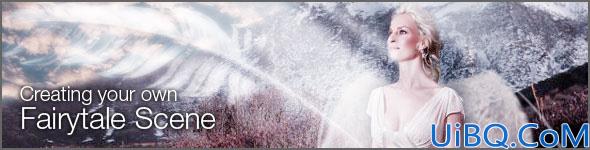 Photoshop合成实例:雪地上的美丽天使